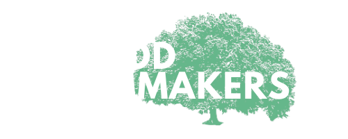 Logo for Wood FilmMakers with a green tree in the background.